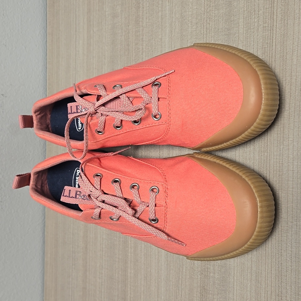 [NEW] L.L. Bean Women's Eco Woods Lace-Up Sneakers With Bubble Gum Sole Size 11 - Picture 7 of 14